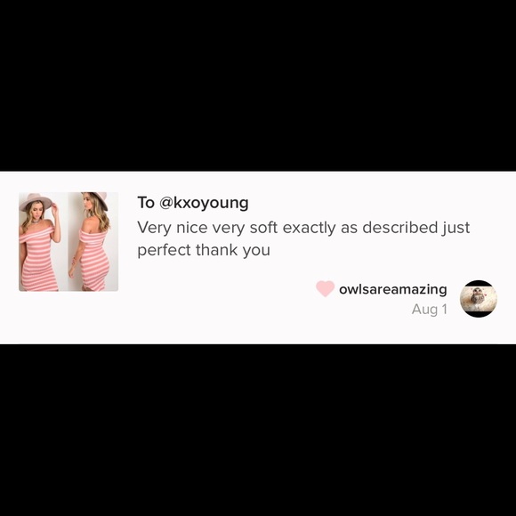 4/$25 Peach Off Shoulder Dress - Picture 2 of 2